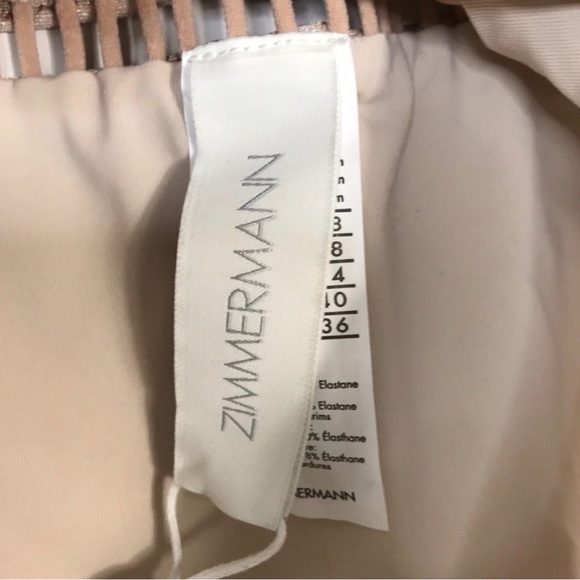 NWT zimmermann bellitude ladder snake print one piece swimsuit 2-4 size - Picture 7 of 7